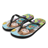 Susie Frabic Flip-Flops - Thumbnail 1