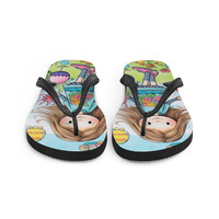 Susie Frabic Flip-Flops - Thumbnail 3