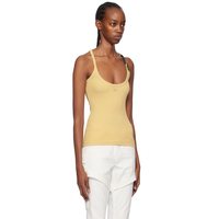 Courreges Yellow Holistic Buckle 90s Tank Top - Thumbnail 1