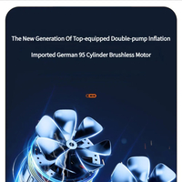 Wireless Air Compressor Electric Tire Inflator Pump for Motorcycle Bicycle Boat ... - Thumbnail 2