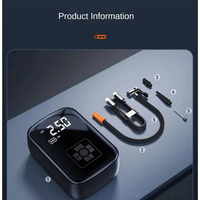 Wireless Air Compressor Electric Tire Inflator Pump for Motorcycle Bicycle Boat ... - Thumbnail 7