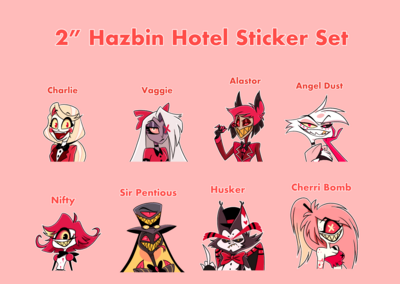 Hazbin Hotel Stickers