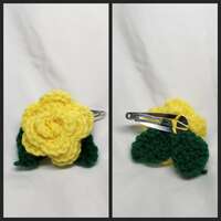 Rose barrette - Thumbnail 2