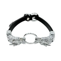 Double Lóng Choker ( Black + Silver ) - Thumbnail 1