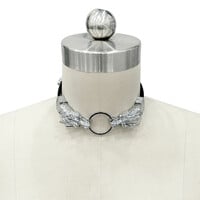 Double Lóng Choker ( Black + Silver ) - Thumbnail 3