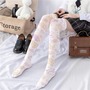 Women's Printing Stockings Sale Anime Long tube White Velvet socks-3