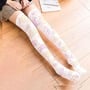 Women's Printing Stockings Sale Anime Long tube White Velvet socks-1
