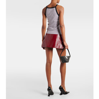 Courreges Buckle-detail Cotton Jersey Tank Top - Thumbnail 7
