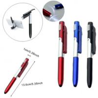 4 In 1 Multifunction Ballpoint Pen with LED Light Fold Phone  - Thumbnail 6