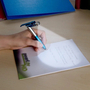 4 In 1 Multifunction Ballpoint Pen with LED Light Fold Phone -3