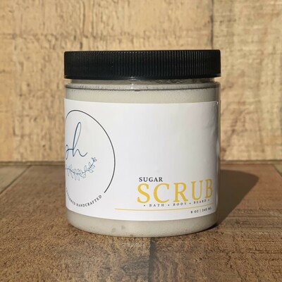 Pretty as a peach sugar scrub