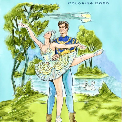 Ballet coloring books