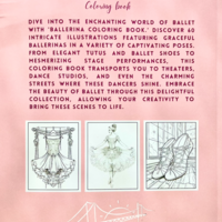 Ballet Coloring Books - Thumbnail 1