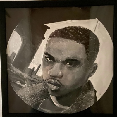 Nasty nas (original art on vinyl)