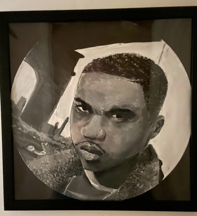 Nasty Nas (original art on vinyl)