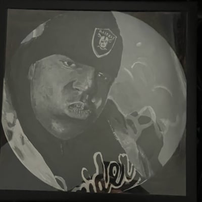 Biggie smalls (original art on vinyl)