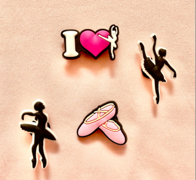 Ballet Shoe Charms for ( Crocs )