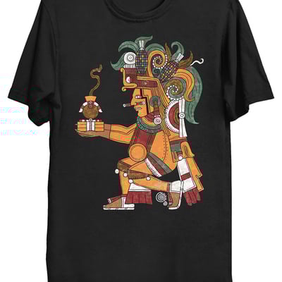 Centeotl black t-shirt