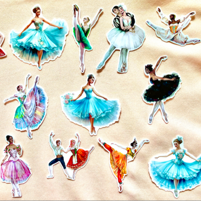 Ballerina stickers (assorted ) 