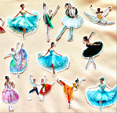 Ballerina Stickers (Assorted ) 