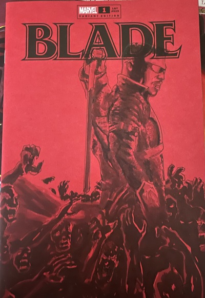 Blade 1 sketch cover original art