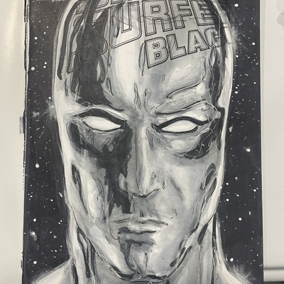 Silver surfer black 1 sketch variant (original art)