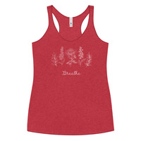 Floral Breathe Women's Racerback Tank - Thumbnail 3