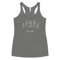 Floral Breathe Women's Racerback Tank - Thumbnail 5