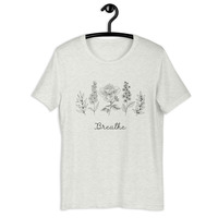 Floral Breathe Unisex t-shirt - Thumbnail 7