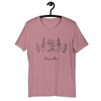 Floral Breathe Unisex t-shirt - Thumbnail 8