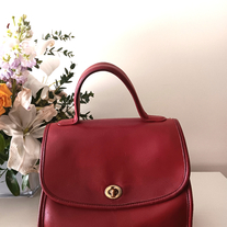 Vintage Red Coach Manor