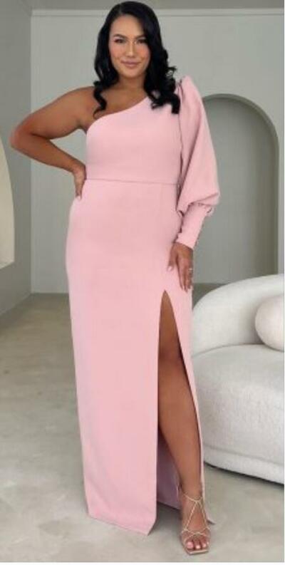 Simple Pink Mother Of The Bride/Groom Dresses Formal Gown