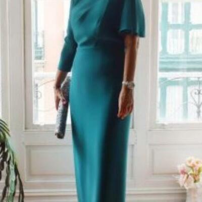 Simple sheath mother of the bride/groom dresses formal gown