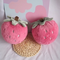 Pink Strawberry Plushie Pillow - Thumbnail 5