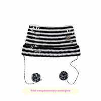 Y2K Gothic Devil Horn Cat Ear Beanie - Thumbnail 1