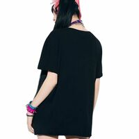DOLLS KILLS Pretty In Punk Chain Graphic Tee |  Alt Goth Harajuku Style Black - Thumbnail 1