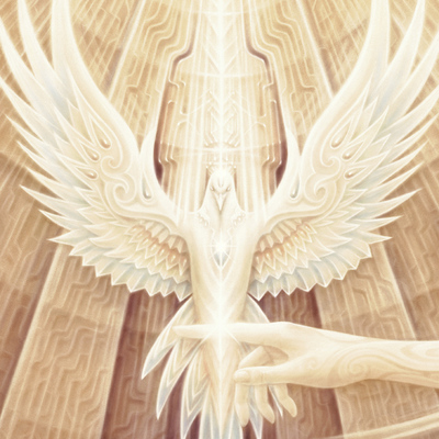 The annunciation of sophia aeterna  - canvas