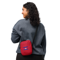 Khmer Flag Utility crossbody bag (Red) - Thumbnail 2
