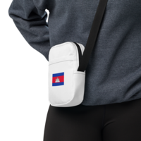 Khmer Flag Utility crossbody bag (White) - Thumbnail 2