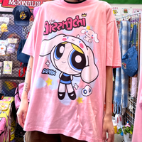 *Free Shipping*POWER PUFF GIRLS X MY MELODY TEE - Thumbnail 1