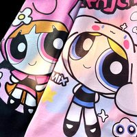 *Free Shipping*POWER PUFF GIRLS X MY MELODY TEE - Thumbnail 5