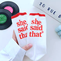 *Free Shipping* "SHE SAID THAT" SOCKS - Thumbnail 6