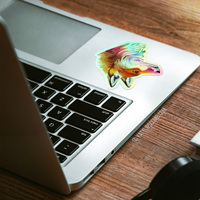 Fox Profile - Holo Vinyl Sticker - Thumbnail 2