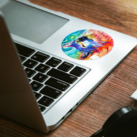 Rainbow Wolf I - Vinyl Sticker - Thumbnail 2