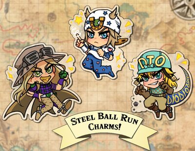 Steel Ball Run Charms!
