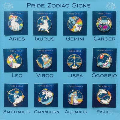 Pride Zodiac Pins