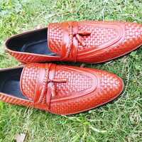 Unique Handmade Slip on Dress Shoes - Thumbnail 3