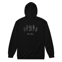 Breathe Floral Unisex heavy blend zip hoodie - Thumbnail 1