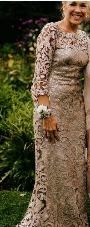 Champagne Lace Mother Of The Bride/Groom Dresses Formal Gown