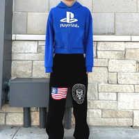 "PLAYERSHIT" ZIP UP HOODIE - Thumbnail 1